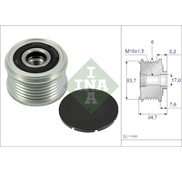 Předstihová spojka Schaeffler INA 535 0224 10