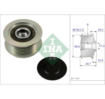 Předstihová spojka Schaeffler INA 535 0241 10