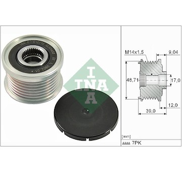 Předstihová spojka Schaeffler INA 535 0275 10