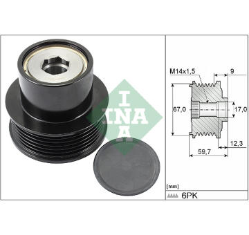 Předstihová spojka Schaeffler INA 535 0288 10