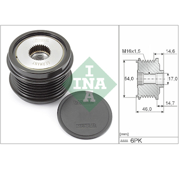 Předstihová spojka Schaeffler INA 535 0308 10