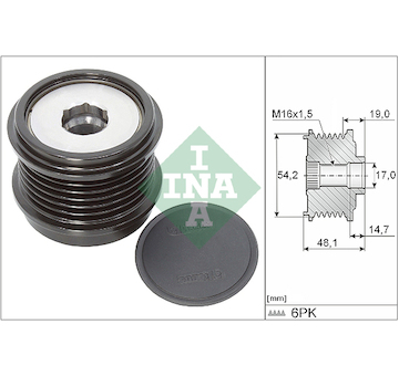 Předstihová spojka Schaeffler INA 535 0310 10