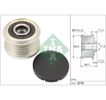 Předstihová spojka Schaeffler INA 535 0312 10