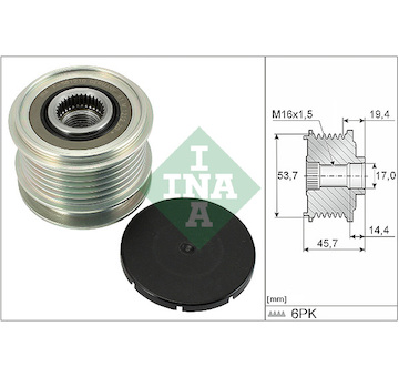 Předstihová spojka INA 535 0328 10