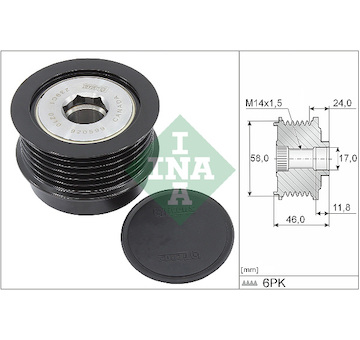 Předstihová spojka Schaeffler INA 535 0355 10