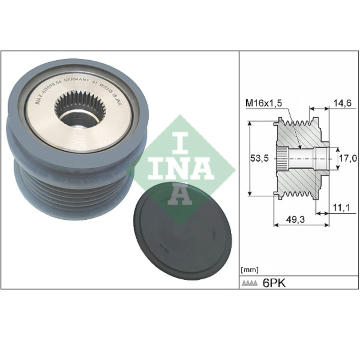 Předstihová spojka INA 535 0364 10