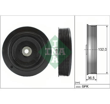 Remenica kľukového hriadeľa Schaeffler INA 544 0007 10