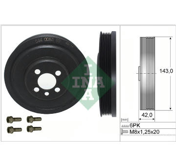 Sada remenice, klikova hridel Schaeffler INA 544 0083 20