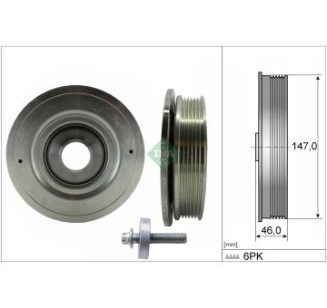 Řemenice, klikový hřídel Schaeffler INA 544 0094 20