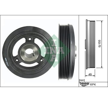 remenice, klikovy hridel Schaeffler INA 544 0106 10