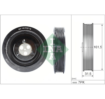 remenice, klikovy hridel Schaeffler INA 544 0127 10