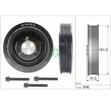 Sada remenice, klikova hridel Schaeffler INA 544 0127 20