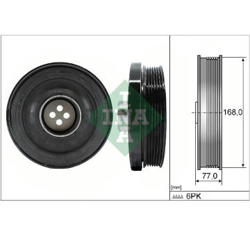 remenice, klikovy hridel Schaeffler INA 544 0130 10