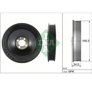 remenice, klikovy hridel Schaeffler INA 544 0157 10