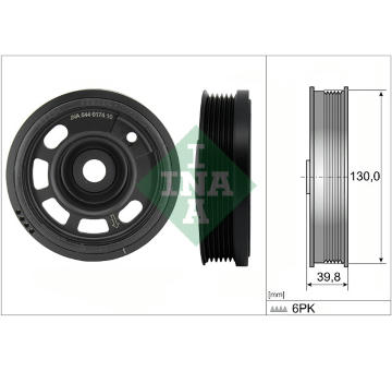 remenice, klikovy hridel Schaeffler INA 544 0174 10