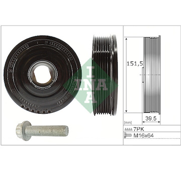 Sada remenice, klikova hridel Schaeffler INA 544 0177 20