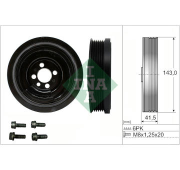 Sada remenice, klikova hridel Schaeffler INA 544 0182 20