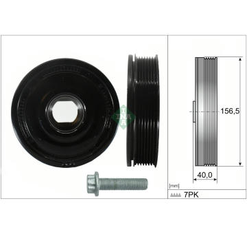 Řemenice, klikový hřídel Schaeffler INA 544 0187 20