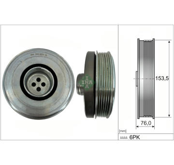 Řemenice, klikový hřídel Schaeffler INA 544 0201 10