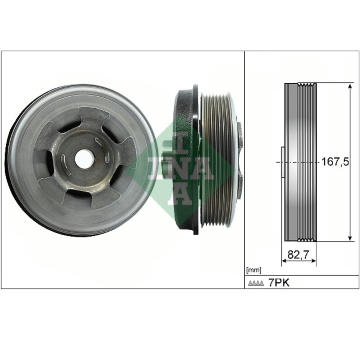 Řemenice, klikový hřídel INA 544 0601 10