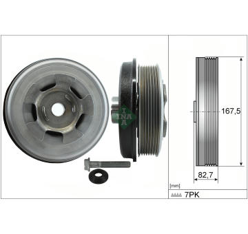 Sada remenice, klikova hridel Schaeffler INA 544 0601 20