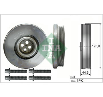 Sada remenice, klikova hridel Schaeffler INA 544 0604 20