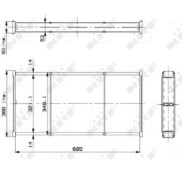 chladici mrizka NRF 14450