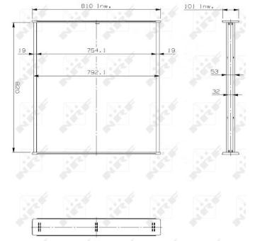 chladici mrizka NRF 14760