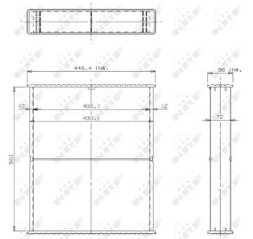 chladici mrizka NRF 24630