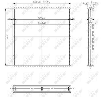 chladici mrizka NRF 27672