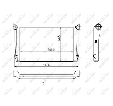 chladič turba NRF 30176X