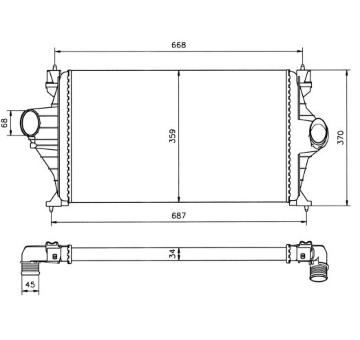 Chladič plniaceho vzduchu NRF 30802