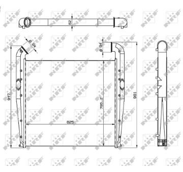 Chladič turba NRF 309018X