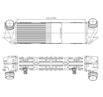 chladič turba NRF 309065