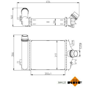 Chladič turba NRF 309125