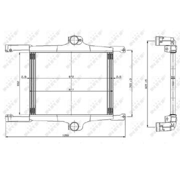 Chladič turba NRF 309272X