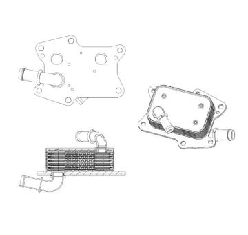 Chladič motorového oleja NRF 31830