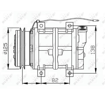 Kompresor, klimatizace NRF 32745G