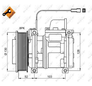 Kompresor, klimatizace NRF 32824