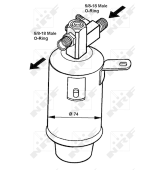 Susarna, klimatizace NRF 33018