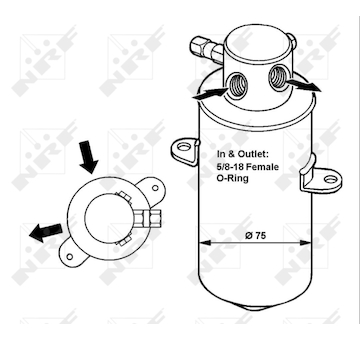 Susarna, klimatizace NRF 33165