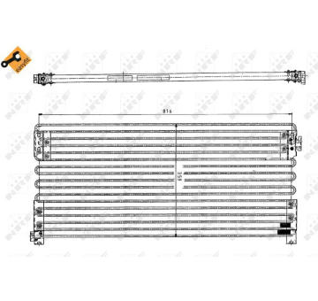 Kondenzátor, klimatizace NRF 35154