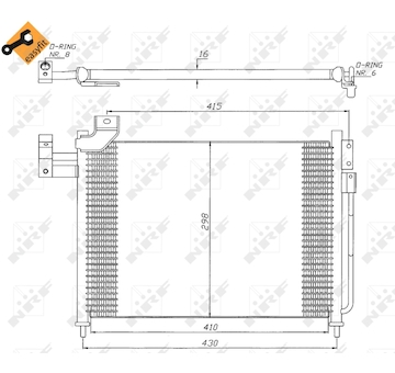 Kondenzátor, klimatizace NRF35388