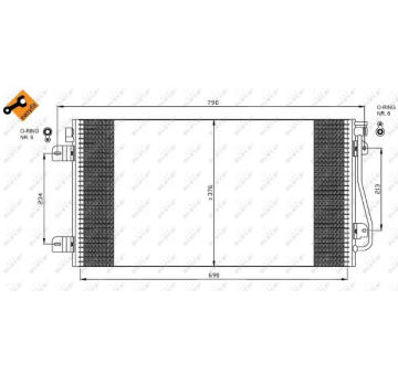 Kondenzátor, klimatizace NRF 35484