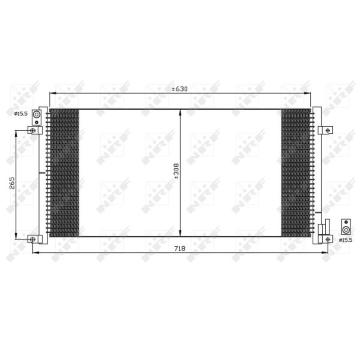 Kondenzátor, klimatizace NRF 35491