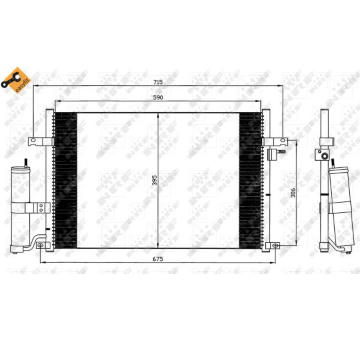Kondenzátor, klimatizace NRF35573