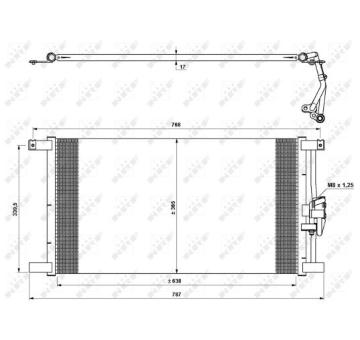 Kondenzátor, klimatizace NRF35640