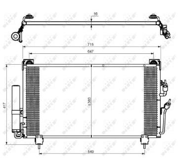 Kondenzátor, klimatizace NRF 35755