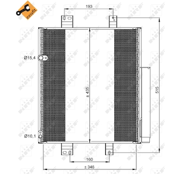 Kondenzátor, klimatizace NRF35853