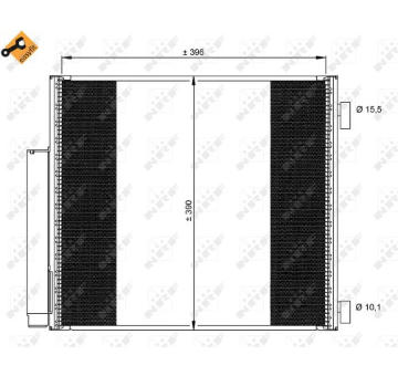 Kondenzátor, klimatizace NRF 35859